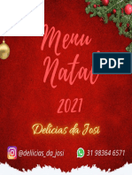 Cardapio de Natal 2021