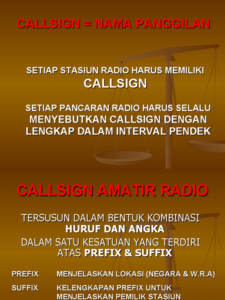 Call Sign | PDF