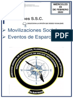 Agenda de Movilizaciones Sociales 09 de Febrero 2022 - EXT