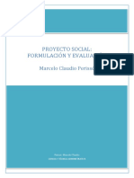 Proyecto - Social - Formulacion y Evaluación