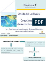 Crescimento e desenvolvimento: indicadores