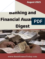 Banking and Financial Awareness Digest August 2021