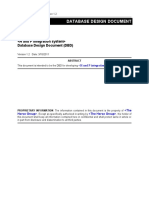 Database Design Document - Template2003