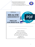 Health Assessment CM Prelim 2022