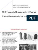 ME 498 - 7 - Micropillar Compression