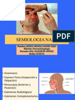 Semiologia Nasal