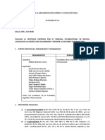 Litigación Oral Trabajo - Evaluar La Sentencia Expedida Por El Tribunal Plurinacional de Bolivia