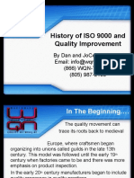 History of Iso and Quality Improvement