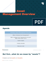 Strategic Asset Management Overview
