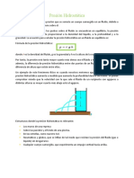 Adherencia y Presión Hidrostatica