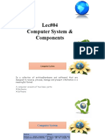 Lec#04 Computer System & Components