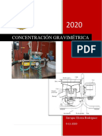 Concentracion Gravimetrica