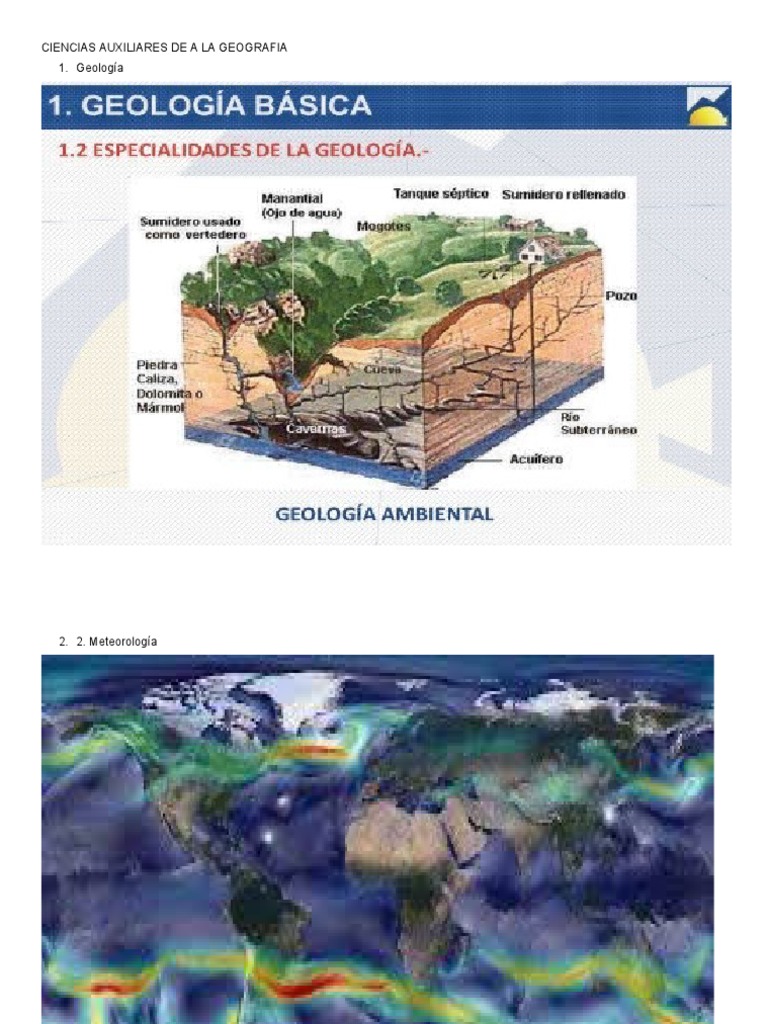 Ciencias Auxiliares de la Geografía | PDF