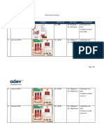 NO Nama Produk Gambar HPP Nouja HPP Adev Keterangan