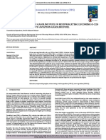 Emission Due To Motor Gasoline Fuel in Reciprocating Lycoming O-320 Engine in Comparison To Aviation Gasoline Fuel