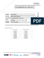 Informe de pendientes proyecto SBN Suministro ventilación mecánica