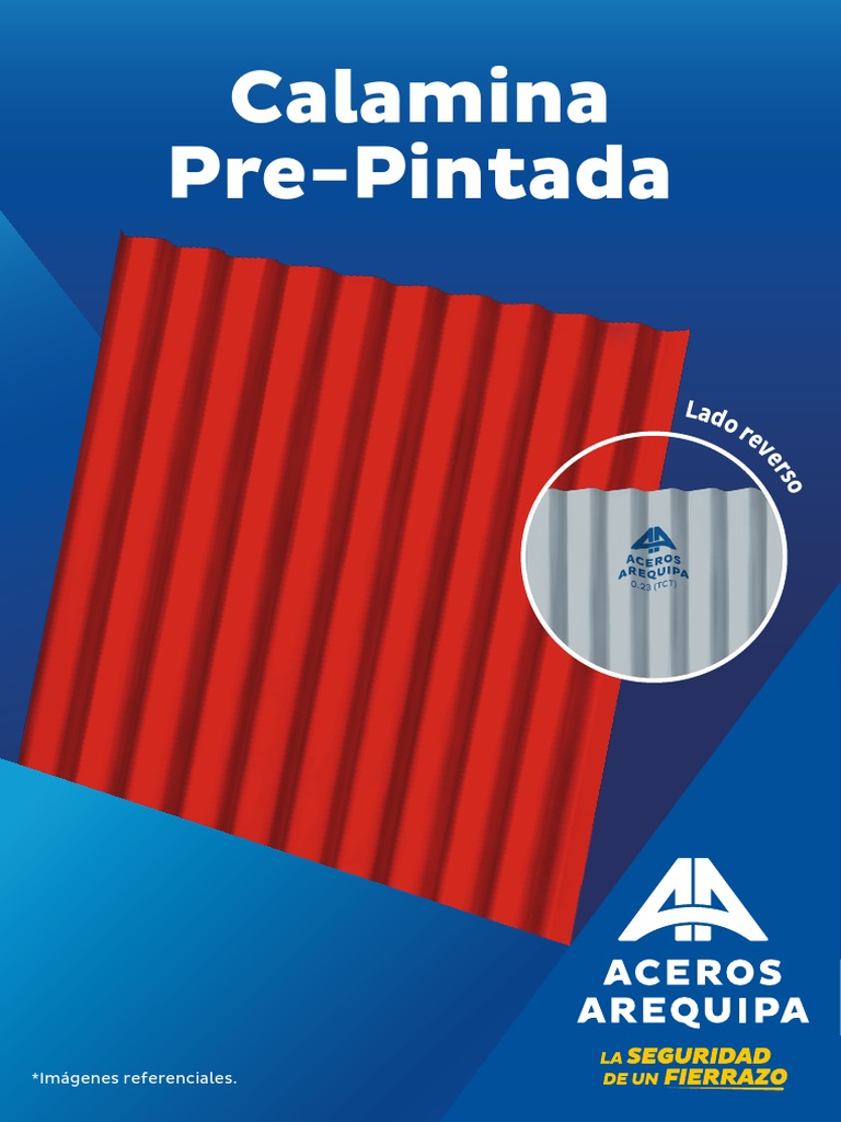 Hoja Tecnica Calamina Pre Pintada | PDF | Materiales de construcción ...