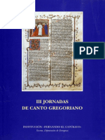 3as Jornadas de Canto Gregoriano