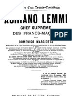 Margiotta Domenico Adriano Lemmi Chef Supreme Des Francs Macons