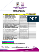 Lista de Alumnos