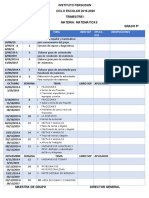 MATEMATICAS Planeacion de Quinto