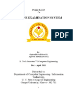 Online Examination System: Project Report On