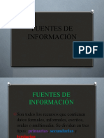 Fuentes de Informacion