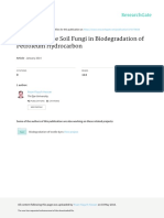 Ability of Some Soil Fungi in Biodegradation of Petroleum Hydrocarbon