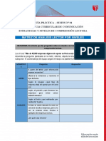 Matriz de Análisis Lector - Primera Lectura