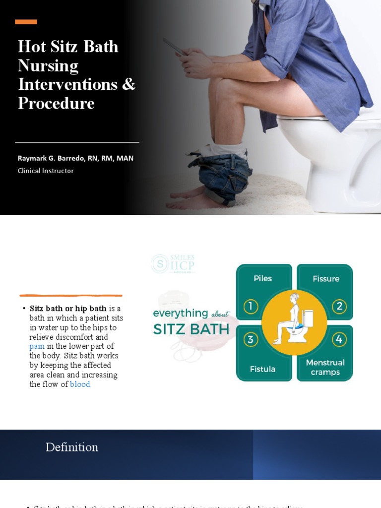 Hot Sitz Bath Nursing Interventions Procedure PDF Diseases And