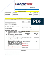 Change of Grade Form