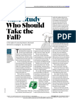 Case Study: Who Should Take The Fall?