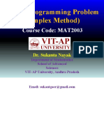 Lecture 4 Linear Programming Problem (Simplex Method)
