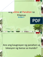 Klima at Panahon Sa Pilipinas