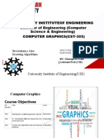 University Instituteof Engineering Bachelor of Engineering (Computer Science & Engineering) Computer Graphics (Cst-305)