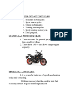 Types of Motorcycles