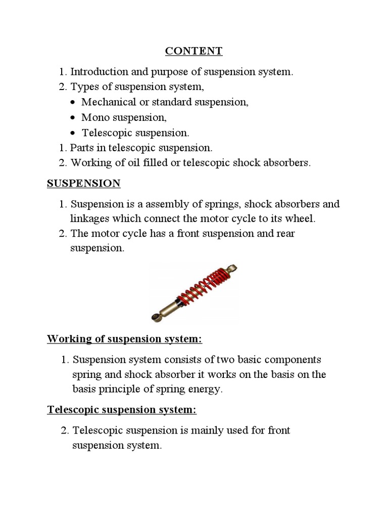 Suspension Systems PDF