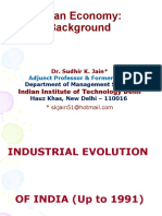 Indian Economy: Background: Indian Institute of Technology Delhi