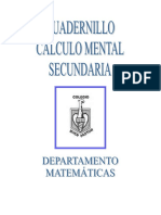 Cuadernillo Calculo Mental Secundaria-1