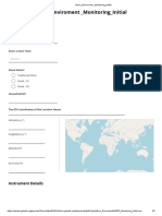 Micro - Enviroment - Monitoring - Initial: Basic Information