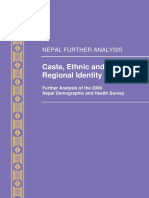 Caste, Ethnic and Regional Identity in Nepal