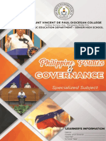 (SVPDC) Learning Module in Philippine Politics and Governance