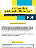 Follow The Steps To Download Quickbooks File Doctor