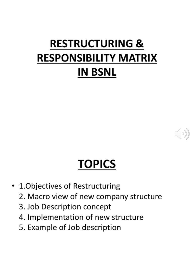 BSNL Restructuring Overview | PDF | 3 G | Wi Max