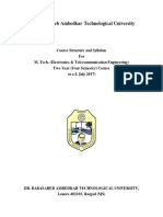 MTech ETE Course Structure