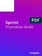 Sprint Promotion Rules