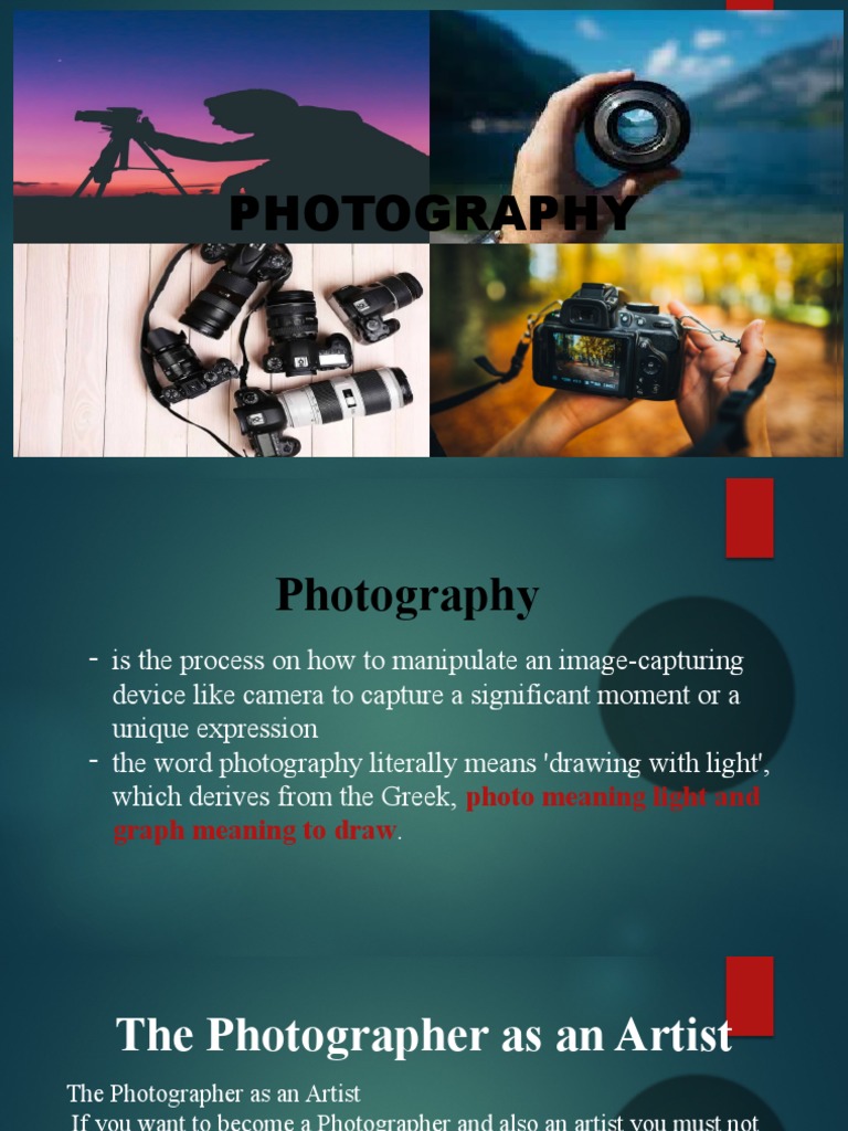 Understanding Photography as Art | PDF | Camera | Photograph