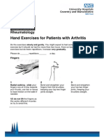 Hand Exercises For Patients With Arthritis: Rheumatology