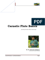 Carnatic Flute Basics: ©WWW - Onlinefluteclasses.in