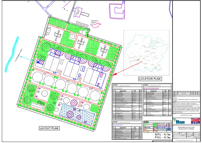 STP Layout Plan for Pirana Site | PDF | Waste Management | Public Health